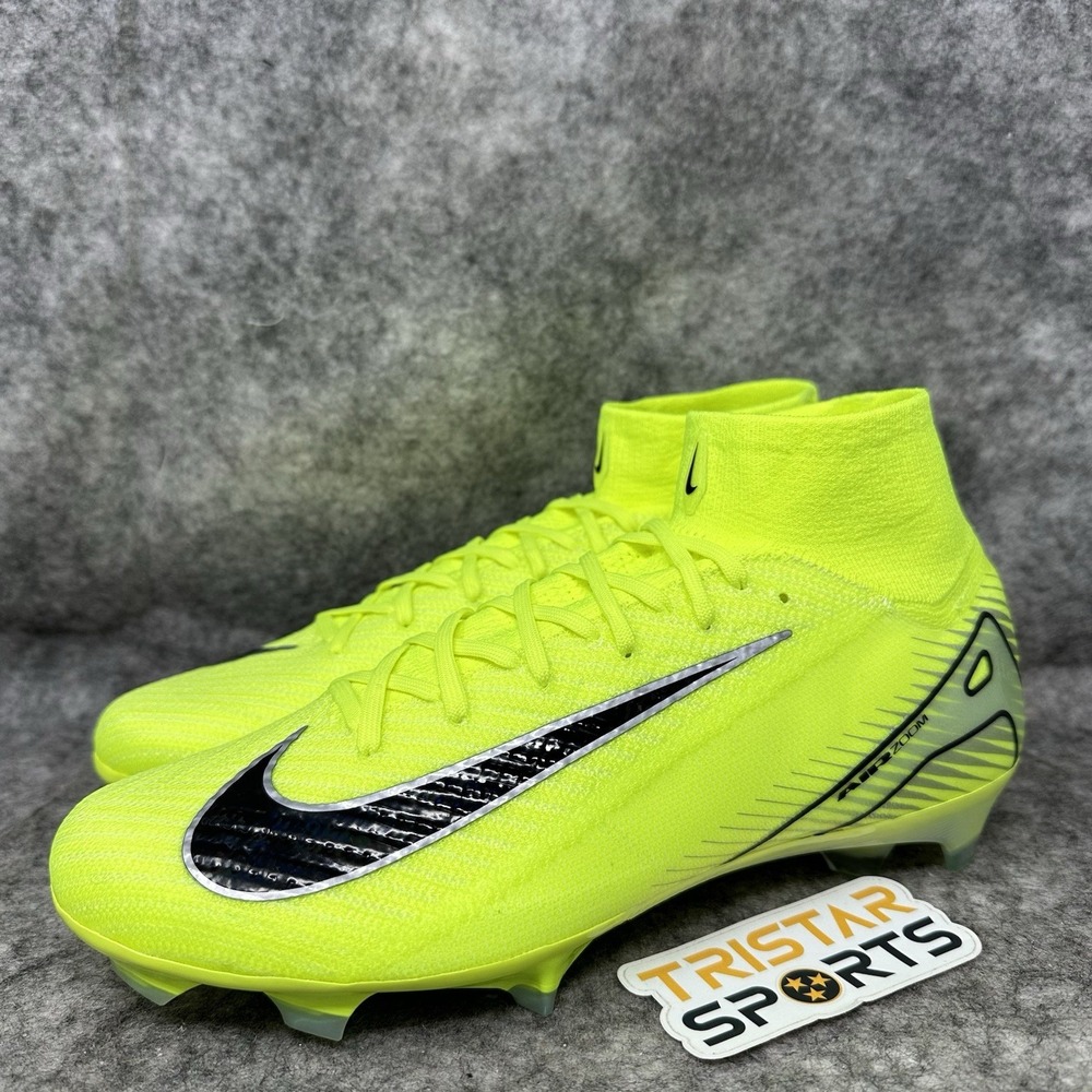 Nike Mercurial Superfly 10 Elite FG Soccer Cleats Mens Sz 7.5 Mad Voltage Bosnia